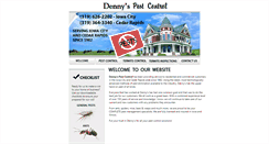 Desktop Screenshot of dennyspestcontrol.com